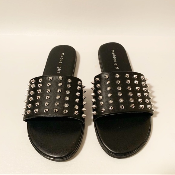 madden girl spiked sandals